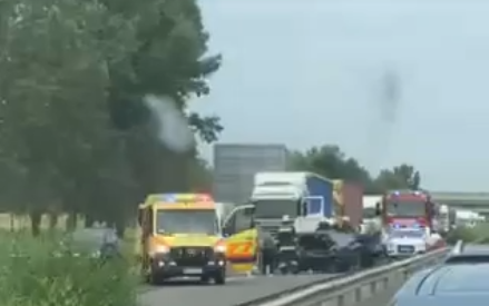 Baleset történt az M5-ös autópályán