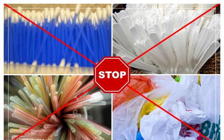 Júliustól betiltják az egyszer használatos műanyagokat