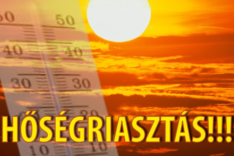 Másodfokú hőségriasztás lép életbe éjféltől 