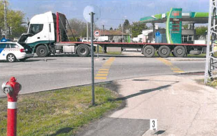 Kerékpáros gyermeket gázolt halálra a kamionsofőr