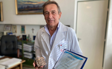 A Magyar Kórházszövetség életműdíját idén Dr. Svébis Mihály főigazgató kapta