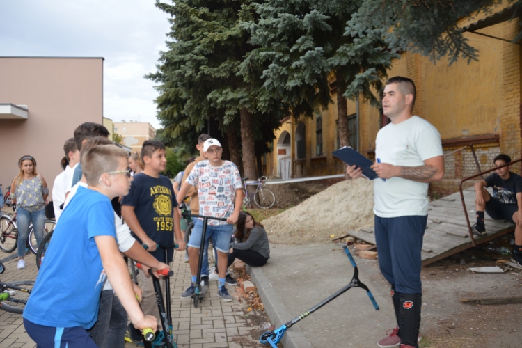 Összefogtak a félegyházi extrém sportot űző fiatalok