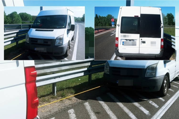 Szabálytalan vontatás hamis rendszámokkal