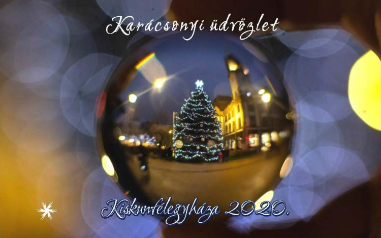 Karácsonyi képeslapra került gyönyörű városunk