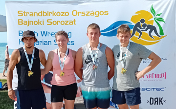 Kiváló eredmények a Strandbirkózó Országos Bajnokságon