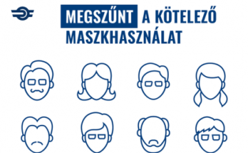 Július 3-tól nem kötelező a maszk a MÁV-Volán-csoport járművein, állomásain és megállóhelyein