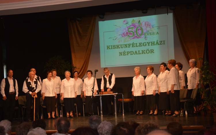 50 éves jubileumát ünnepelte a Kiskunfélegyházi Népdalkör