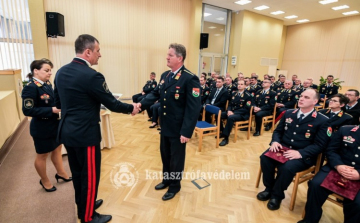 Megyei tűzoltók kaptak főigazgatói elismerést