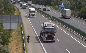 Videó – Hol nem lehet kerékpározni? Az autópályákon! Hol kerékpároztak? Az M1-esen és az M3-ason…