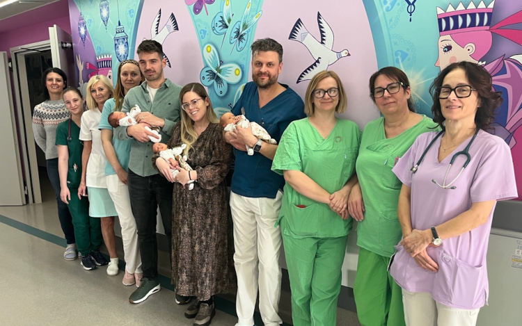 Idén harmadszor született hármas iker a kecskeméti kórházban