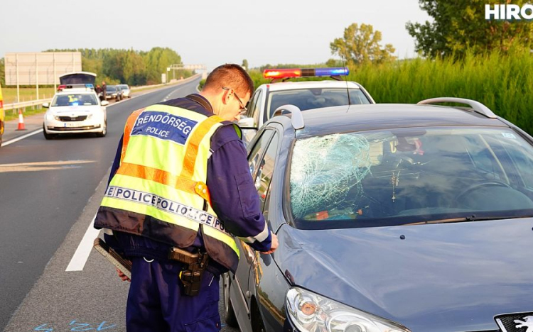 Halálos gyalogos gázolás az M5-ösön Kecskemétnél