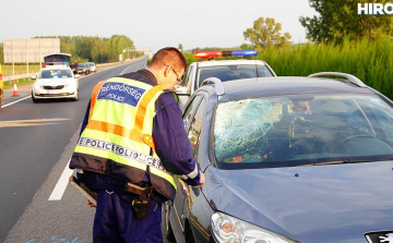 Halálos gyalogos gázolás az M5-ösön Kecskemétnél