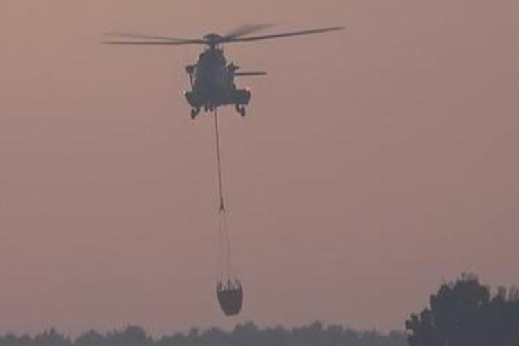 Magyar helikopter indult Bulgáriába az erdőtüzek elleni küzdelem támogatására
